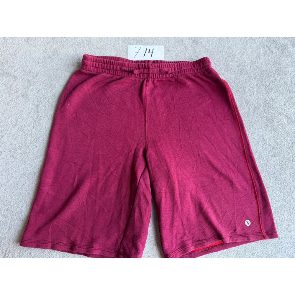 Xersion Athletic Shorts Mens Medium Burgundy  Knit Drawstring